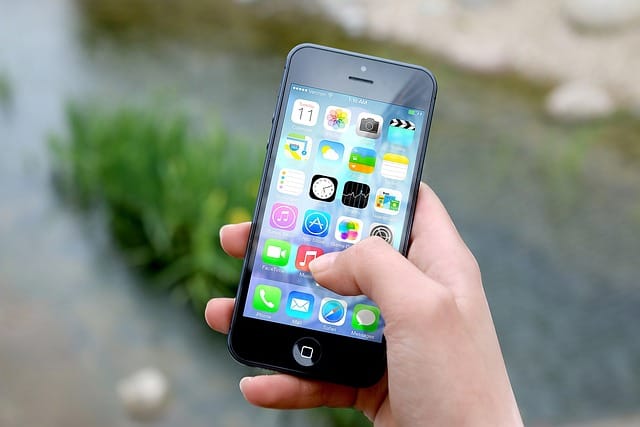 Celular bloqueado mediante el sistema de seguridad contra robos