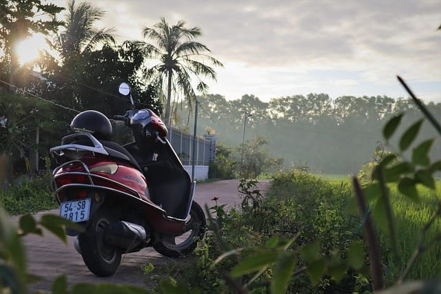 Motocicleta retenida por el municipio de Santa Rosa, La Pampa