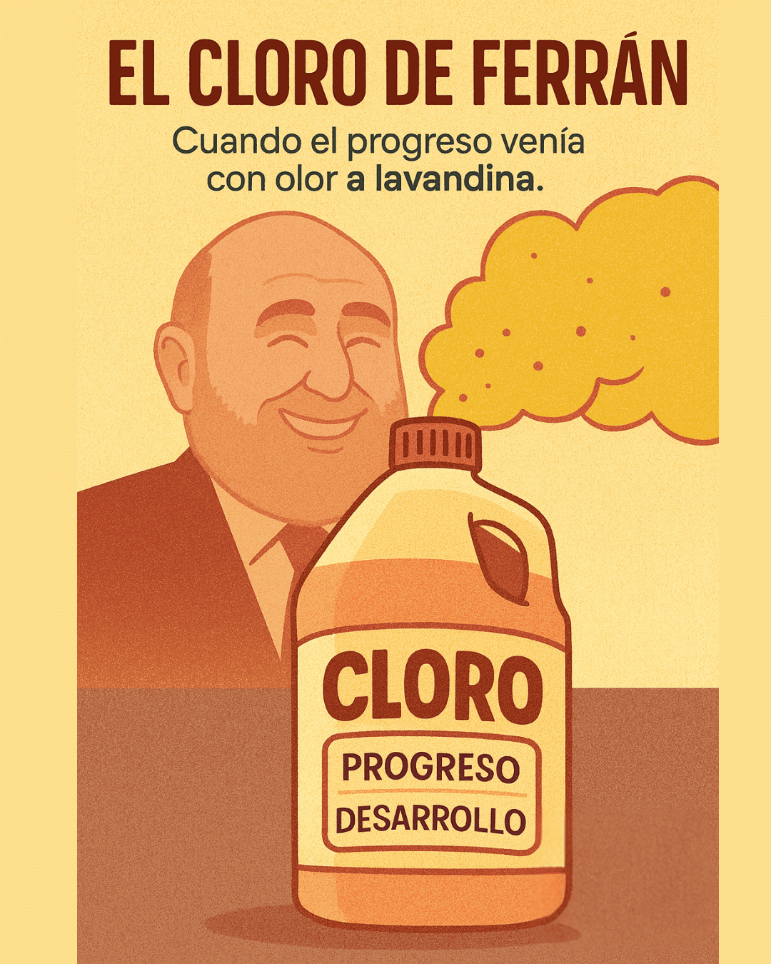 Vecinos de General Acha protestando contra el proyecto de planta de cloro-soda