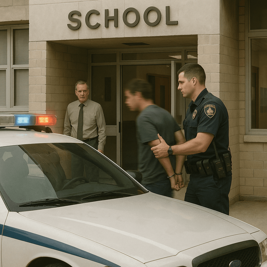 Intervención policial en una escuela de Santa Rosa tras un episodio de amenazas