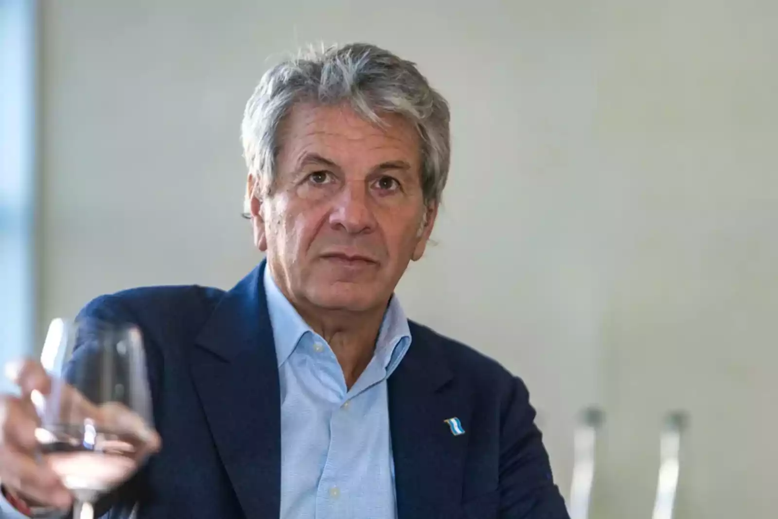 Juan Pazo, titular de ARCA, durante una entrevista televisiva