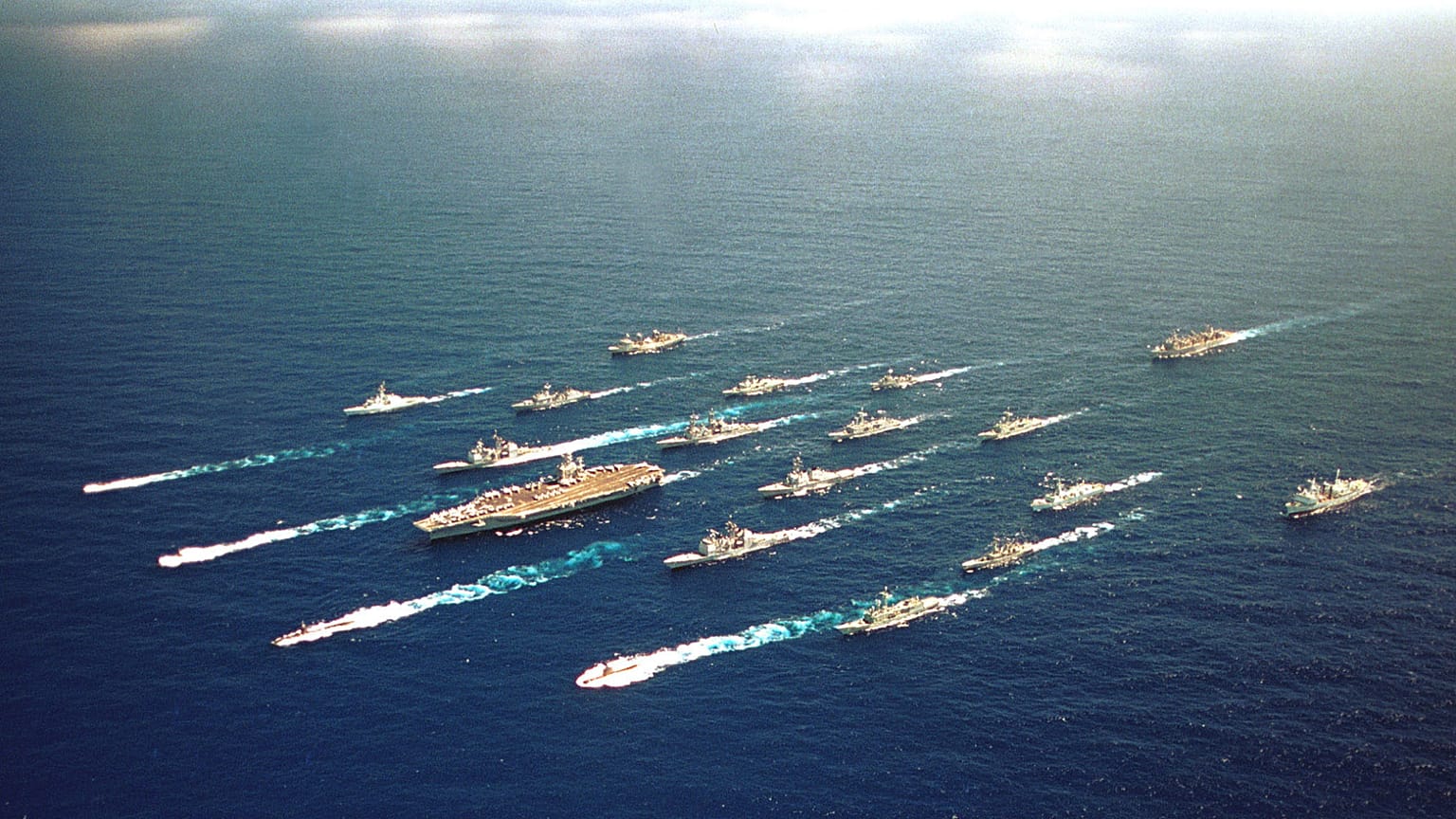 Donald Trump, quien anunció el despliegue naval hacia Irán