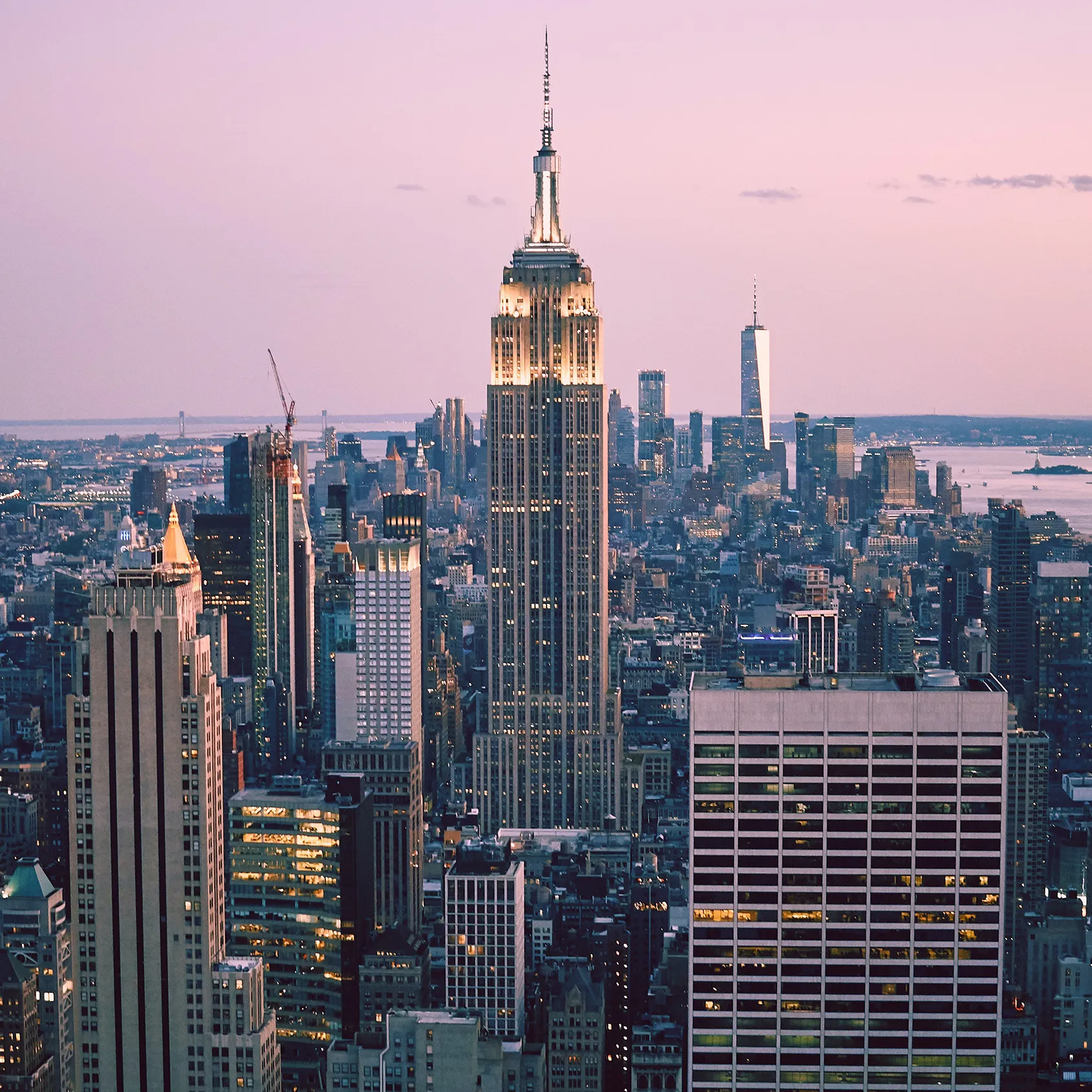 vista del perfil urbano de Nueva York, sede del encuentro Argentina Week