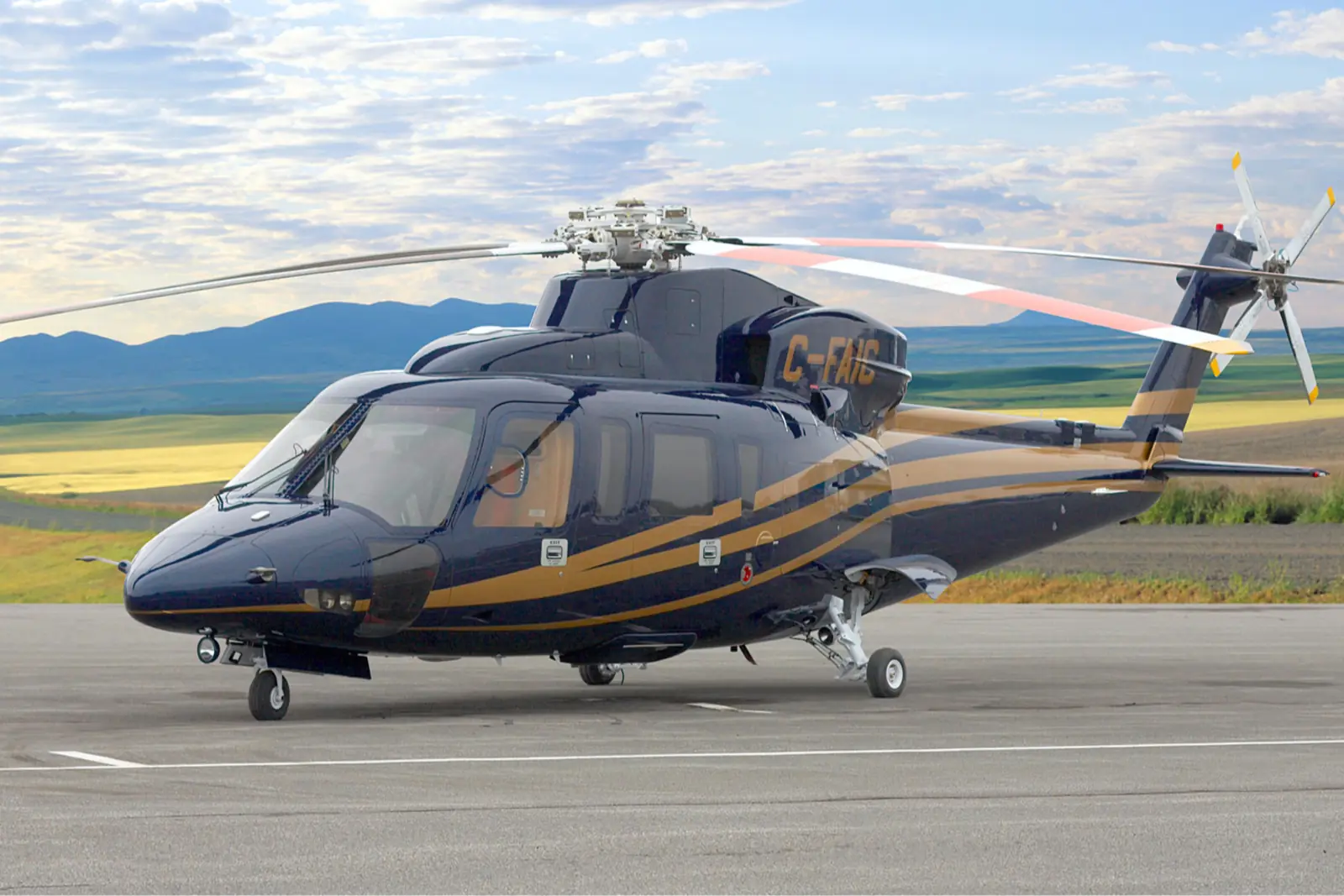 Helicóptero Sikorsky S-76C++, el modelo que Epstein intentó vender al gobierno argentino