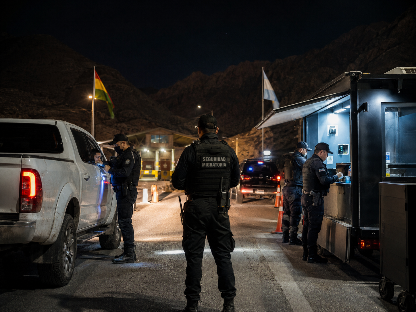 Fuerzas federales controlan frontera con distintivo Seguridad Migratoria y coordinación con la Dirección de Migraciones